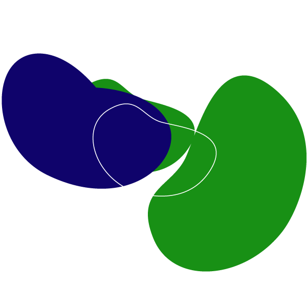 formes organiques vertes