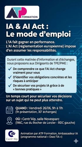 Présentation & échanges sur l'AI Act à Novesparc le 26.06.26 matin Presentation echanges sur lAI Act a Novesparc le 26.06.26 matin